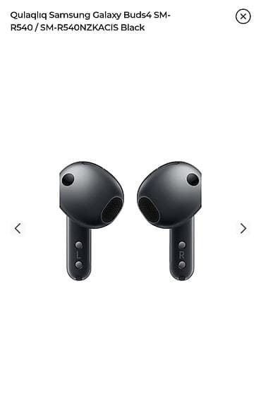 game boy: Samsung Galaxy Buds4 SM-R540 / SM-R540NZKACIS – Qara rəng. Yenidir — 4