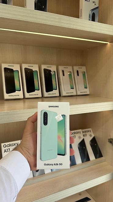 Samsung Galaxy A26 5G, 128 GB, rəng - Yaşıl, İki sim kartlı lalafo.az -da Samsung Galaxy A26 5G, 128 GB, rəng - Yaşıl, İki sim kartlı