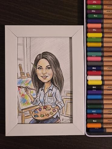 bezekli ad yazmaq: Rəsm əsərləri, portretlər — 1