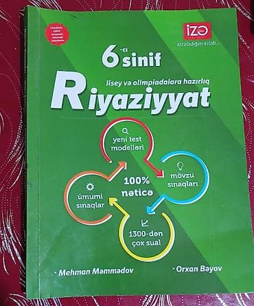 qizil onluq per page 40: Riyaziyyat 6-cı sinif, Ünvandan götürmə — 1