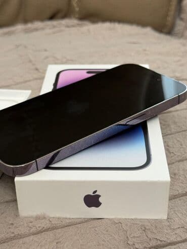 iphone xs plata: IPhone 14 Pro, 128 GB, Deep Purple — 1