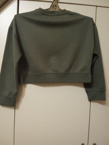 Sviterlər: Qadın geyim dəsti 1) Qara rəngli, ağ çiçək naxışlı yay paltarı - — 4