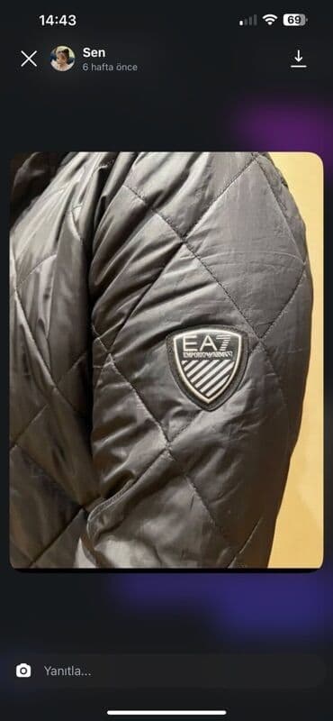 kurtkalar 2021: EA7 Emporio Armani kişi qışlıq/qeydiyəli yüngül kürklü jaket - Rəng — 2