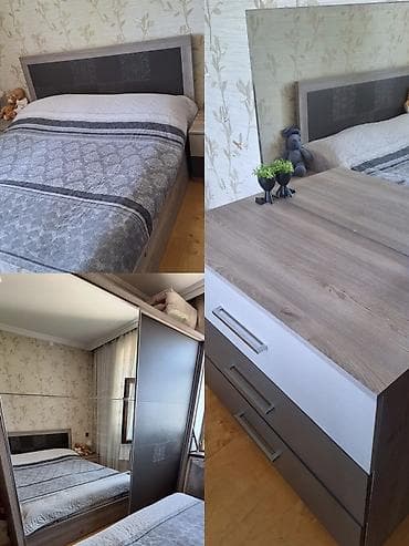 tryumo: Yataq desdi yaxsi vezyetde taxt dolab termo matrasi var qiymet 400 — 1