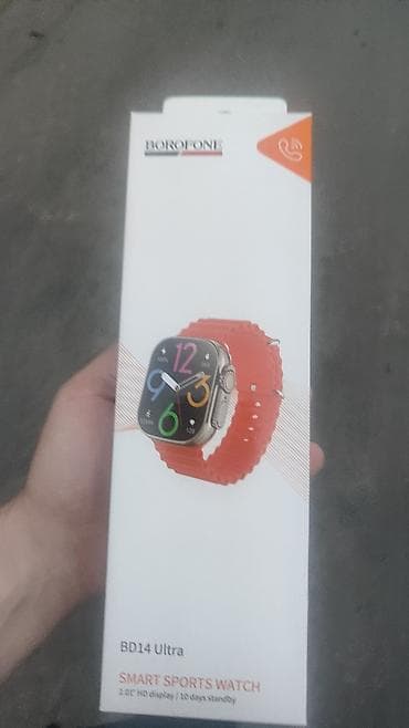 Smart saatlar: Smart saat, Borofone, Sensor ekran, rəng - Narıncı — 3