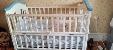 3d ручка в баку: Для девочки и мальчика, Б/у, Колыбель, С матрасом, С механизмом качания — 2