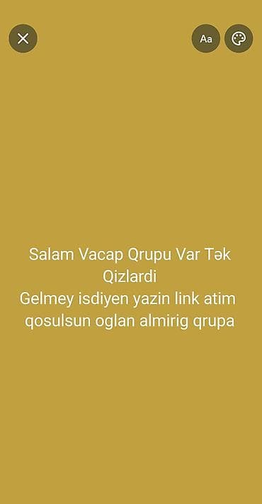 Digər xidmətlər: Xidmət: WhatsApp qrupuna dəvət Təsvir: - Tək xanımlar üçün nəzərdə — 1