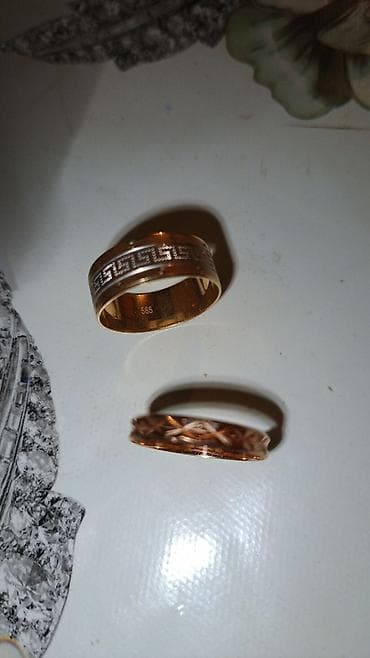 Qadın ayaqqabıları: Nişan, Üzük, Sarı qızıl, 585 Əyar, Qaşsız — 5