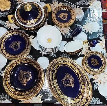 Nahar dəsti, rəng - Göy, Farfor, Versace, 6 nəfərlik, Azərbaycan lalafo.az -da Nahar dəsti, rəng - Göy, Farfor, Versace, 6 nəfərlik, Azərbaycan