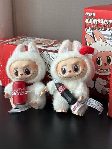 i̇nteraktiv oyuncaq itlər: Labubu Kukla ● Labubu Yumuṣaq kuklalar ● Kola ve Sade olani var ● — 1