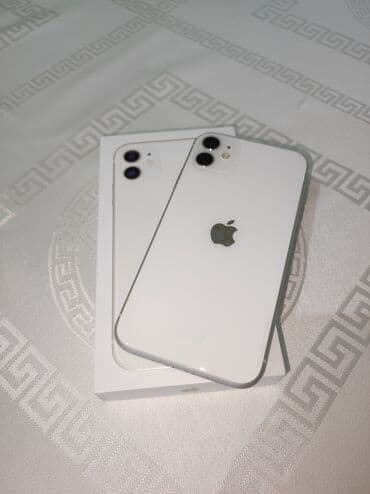 iphone xr qiymet: IPhone 11, Ağ, Face ID — 1