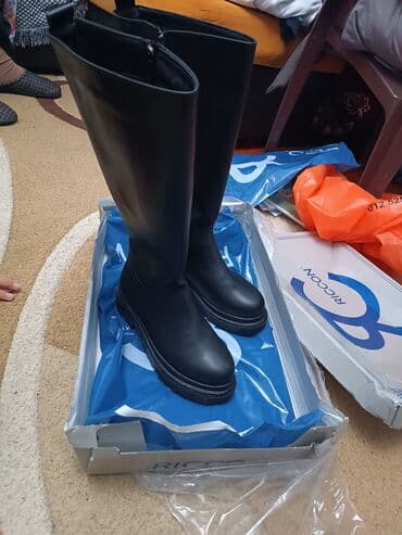 cəkməcə: Uzunboğaz, Ölçü: 38, rəng - Qara, Yeni — 8