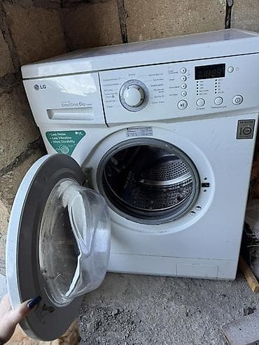 Aristonlar: Paltaryuyan maşın LG, 6 kq, İşlənmiş, Avtomat, Qurutmasız, Kredit yoxdur, Ünvandan götürmə — 5