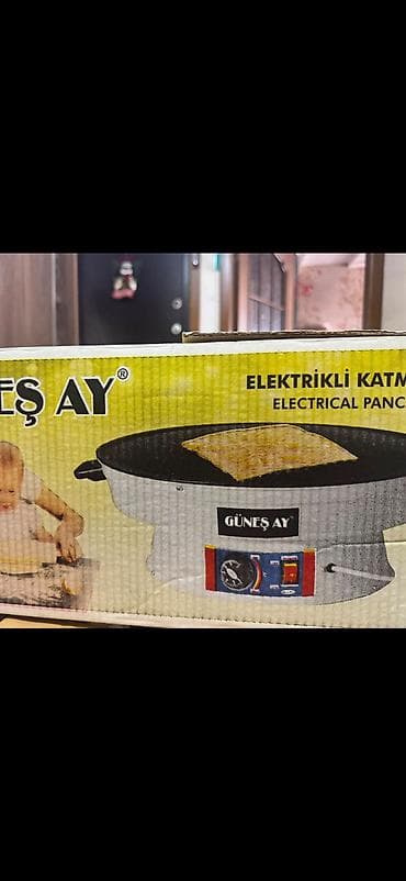 et ceken: Güneş Ay Elektrikli Katmer Sacı – Electrical Pancake Oven - Brend — 2