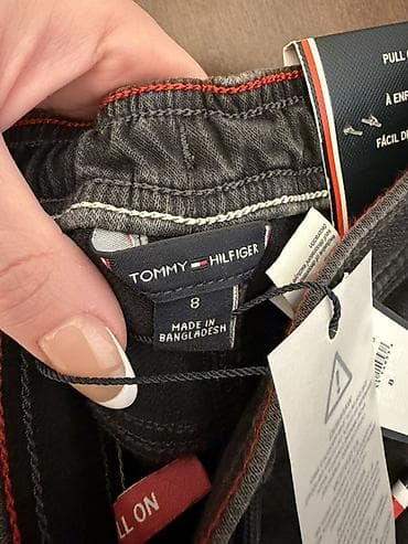 tetris qiymeti: Tommy Hilfiger uşaq cins şalvarı - Model: Pull-On jogger tipli cins - — 5