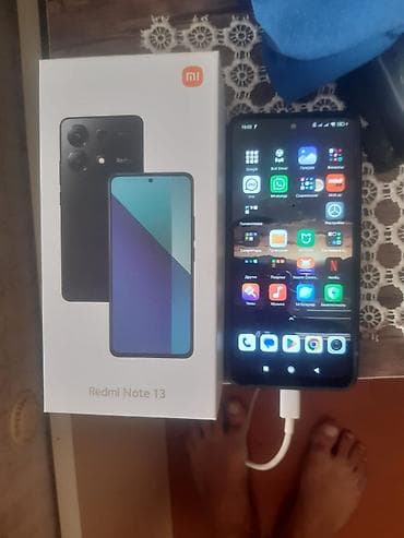 xiaomi not 10 s: Redmi Note 13, 256 GB, rəng - Qara, İki sim kartlı — 2