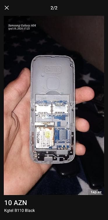 alisa dinamik: Kgtel B110 düyməli mobil telefon – Black - İki SIM kart dəstəyi (SIM1 — 1