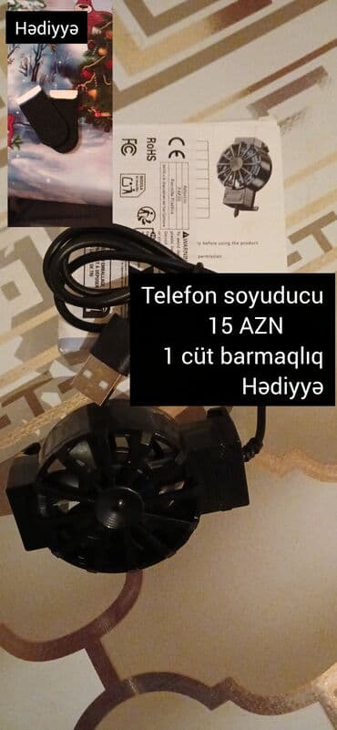 Telefon soyuducu (klipsli mini ventilyator) - Smartfonlar üçün