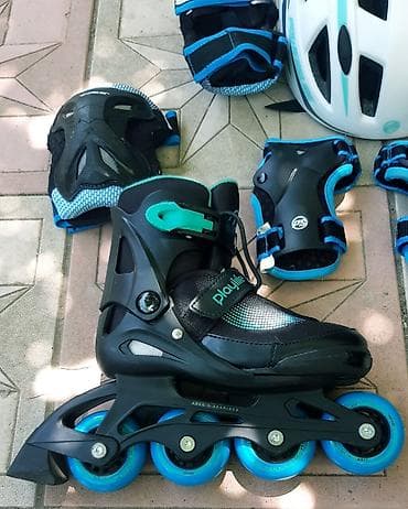 Ролики Powerslide Joker Blue Sky Combo - в хорошем состоянии и — 3