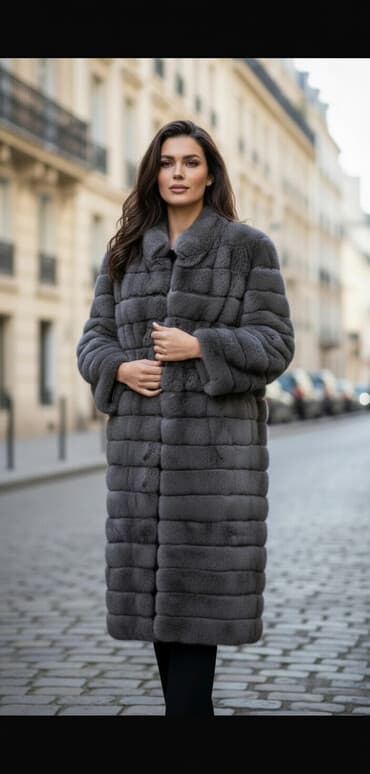 Toy paltarları və aksesuarları: Kürk, M, L, rəng - Boz — 1