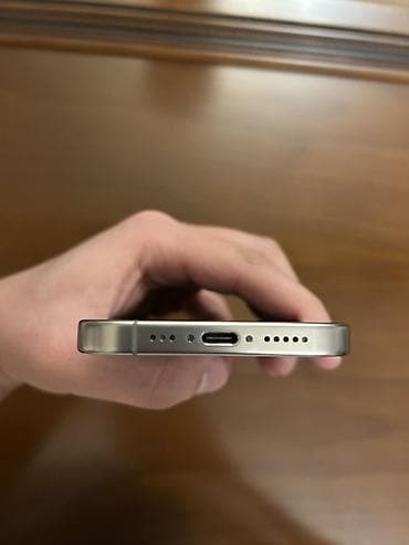 iphone 13 qiyməti: IPhone 15 Pro, 256 GB, Natural Titanium, Face ID — 5