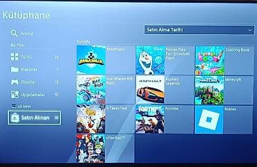 tv pult: PS4 slim 500gb az işlənmiş əla vəziyətdə +2pult + 20 oyun. Cihaz — 5