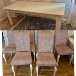 Stullar: Qonaq otağı üçün, İşlənmiş, Açılan, 6 stul — 1