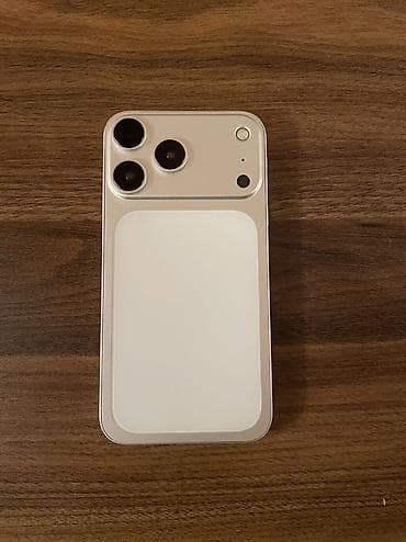 IPhone 17 Pro, 128 GB, Ağ, Simsiz şarj, Face ID