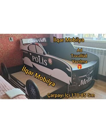 əllə çəkilmiş maşın şəkilləri: Yeni, Sifariş ilə, Maşın-çarpayı, Matrassız, Siyirməsiz — 6