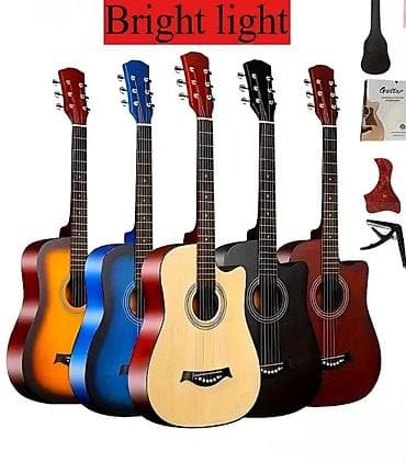 gitara aksesuar: Akustik gitaralar 82-azn Ünvan Q Qarayev metrosunun düz çıxışında — 1