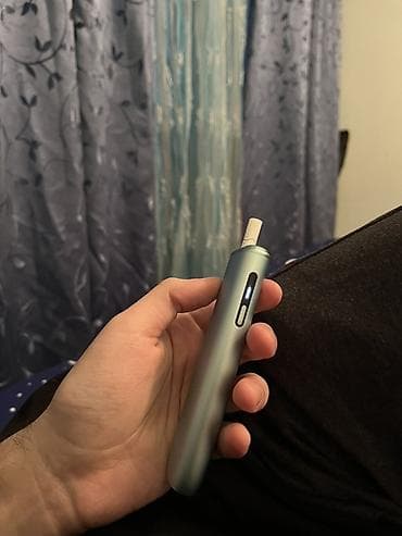 işlənmiş qəlyanlar: IQOS ILUMA (səliqəli açıq mavi rəng) – tütün çubuqları üçün qızdırma — 2