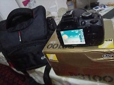 Nikon D3100 DSLR fotoaparat dəsti - Model: Nikon D3100 (Black) - — 1