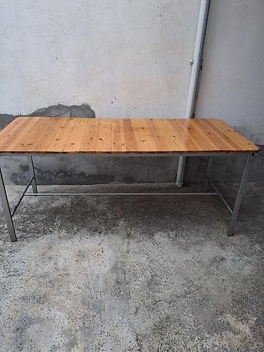 kəsim stolu: Açılmayan, Taxta, Dördbucaq masa — 2