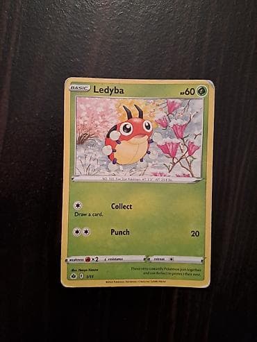 Pokémon TCG kartı – Ledyba (Basic) - Seriya: Pokémon Trading Card