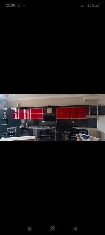 iwlenmiw xalca: Mətbəx mebeli 7 metrden coxdur uzunu qaz aspiartor verilmir bahali — 1