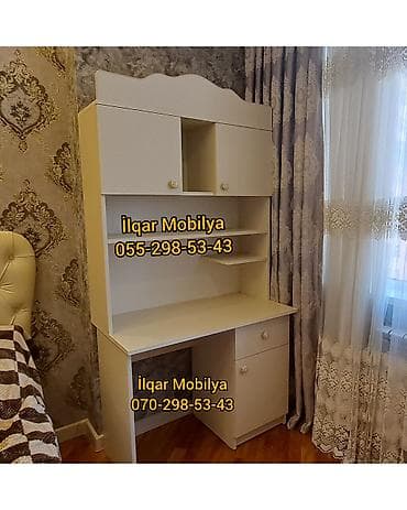 mebel servant: Oğlan və qız üçün, Yeni, Siyirməli, Yazı masası, Stulsuz — 2