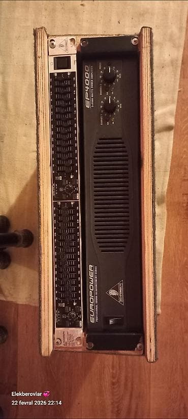 deri tiken masin: Behringer 4000 çox az istifade olub idyal vezyetdedi istiyen olsa qutu — 2
