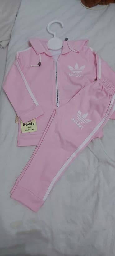 Dəstlər: Uşaq üçün isti geyim dəsti - Rəng: açıq çəhrayı və ağ tonlarında - 2 — 4