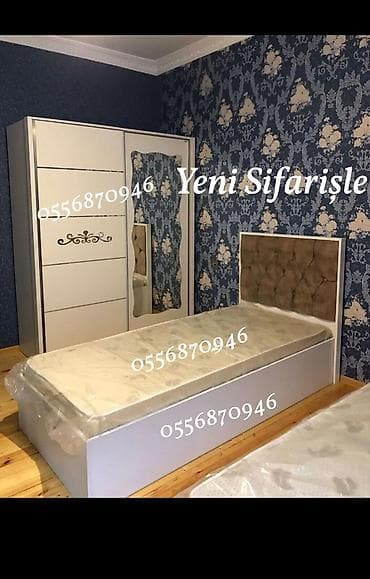 Oğlan və qız üçün, Yeni, Təknəfərlik çarpayı, Dolab