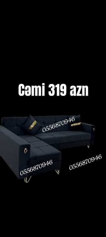 tek divan: Künc divan, Qonaq otağı üçün, Parça, Bazalı, Açılan, Kitab — 22