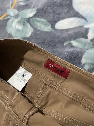 dsq şalvar: Mergler brendi cargo şalvarı Size:36 Price:15 - Rəng: xaki/boz-yaşıl — 3