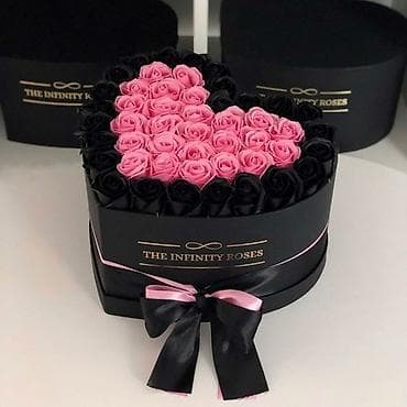 14 fevral hədiyyə: Ürünün adı: The Infinity Roses – ürək formalı qutu kompozisiyası - — 1