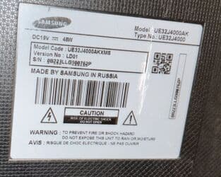 tv box x96 max: Televizor Samsung LED ekran — 2