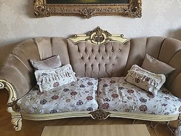 taxta mebel: İşlənmiş, Klassik divan, Divan, Bazasız, Açılmayan — 1