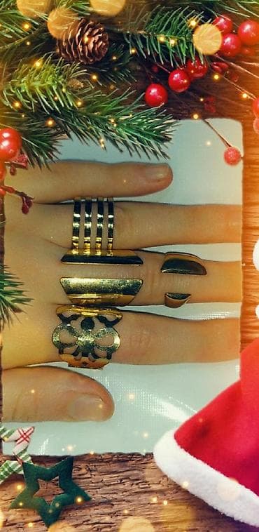 Набор колец новые