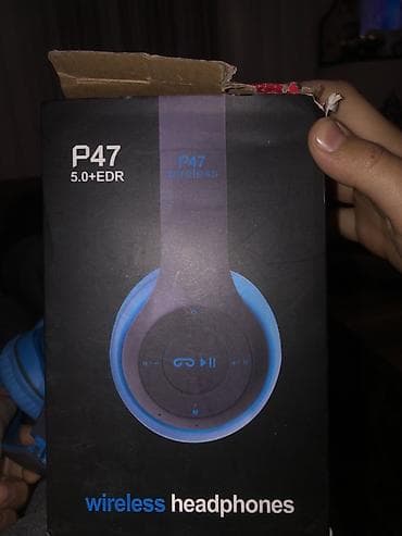 oyun kaputer: P47 Wireless qulaqlıq – Bluetooth 5.0 + EDR - Model: P47 wireless - — 2