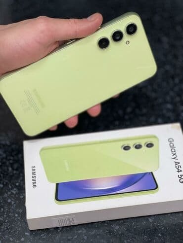 аккумулятор б у: Samsung Galaxy A54 5G, 256 ГБ, цвет - Зеленый, Отпечаток пальца — 3