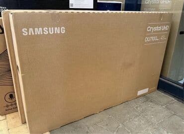 телевизор самсунг: Yeni Televizor Samsung 43" 4K (3840x2160), Ünvandan götürmə — 1