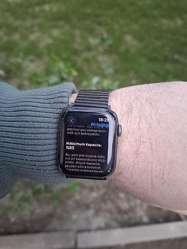 телефон домашний: Б/у, Смарт часы, Apple, Сенсорный экран, цвет - Черный — 4