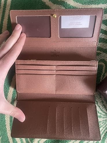 luis vitton: Pulqabı, Təbii dəri, Yeni — 2